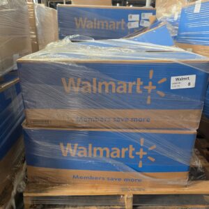 Walmart GM food box pallet of mixed general merchandise and health-and-beauty stock for resale