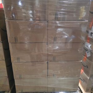 Amazon general merchandise mystery box pallet stacked and shrink-wrapped for resale