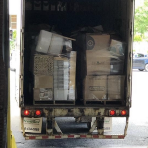 Target General Merchandise Truckload 3 — Target general merchandise truckload of 26 stacked liquidation pallets ready for shi