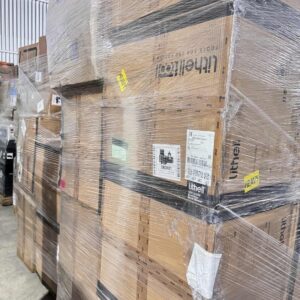 Litheli liquidation truckload of cordless leaf blowers, chainsaws and portable power stations on 24 pallets