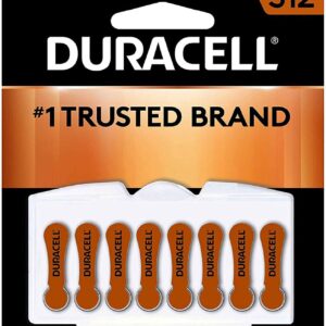 Duracell 312 hearing aid batteries pallet of 1,296 brown EasyTab size-312 retail packs
