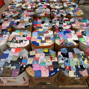 Target kids clothes pallet holding 750-850 pieces of children's apparel for resale