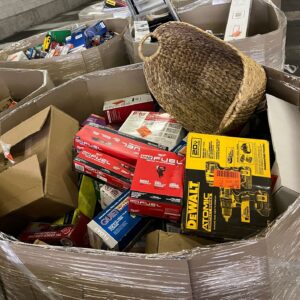 Home Depot tool and hardware truckload of power tools and hardware pallets for resale