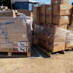Walmart overstock truckload of 24 to 26 general merchandise pallets loaded for wholesale resale