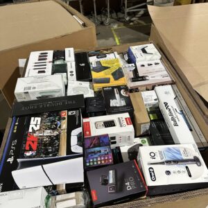 Amazon high-end electronics truckload of 26 pallets of premium tech ready to ship