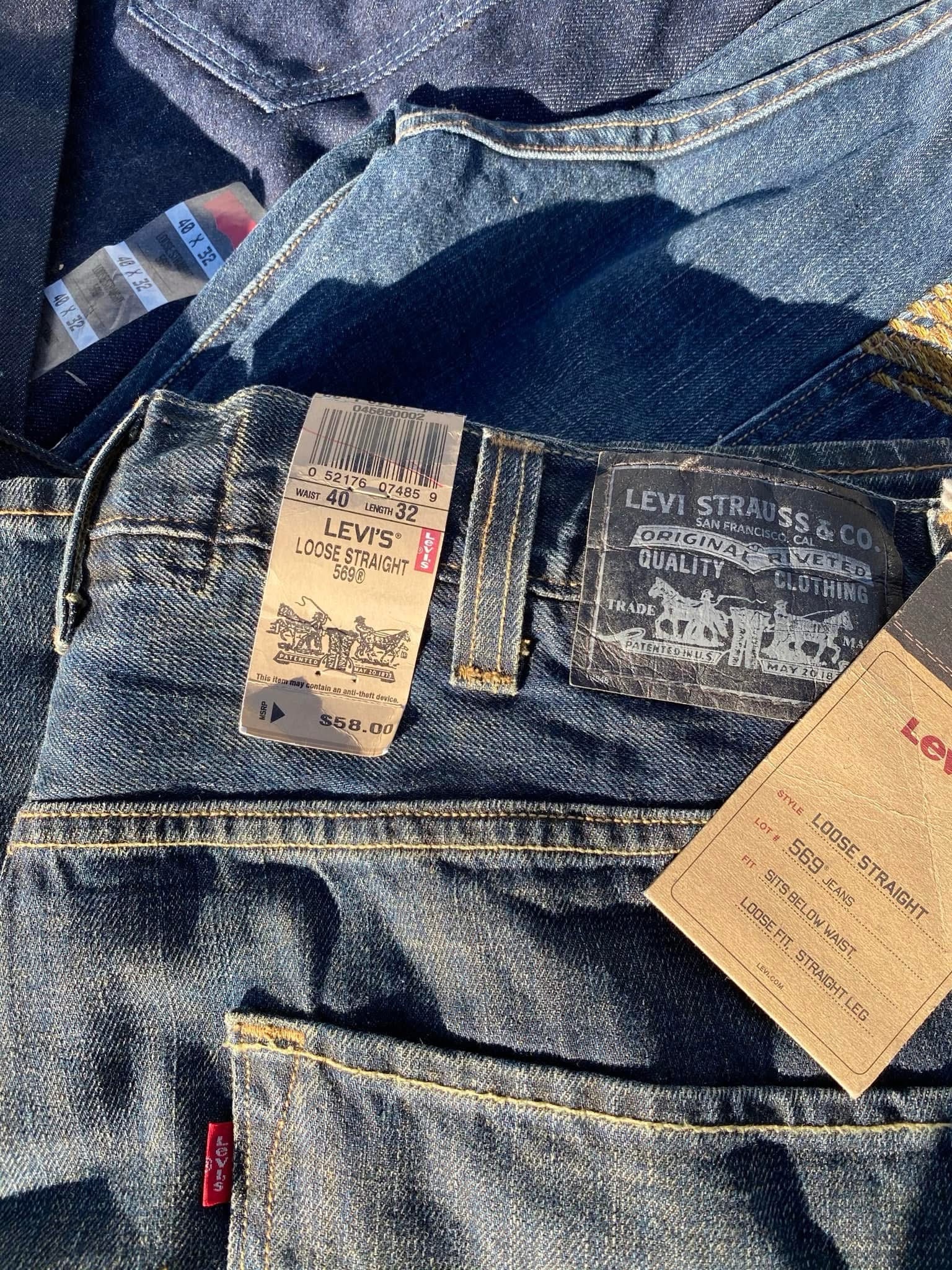 img_2998-2 Levi's jeans liquidation pallet, 500-525 mixed men's and women's denim pieces for resale