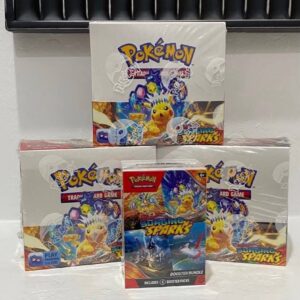 40-unit wholesale Pokemon cards pallet of sealed TCG ETBs and booster products for resale
