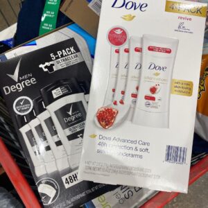 Wholesale toiletries pallet stacked with mixed health and beauty personal care products ready for resale