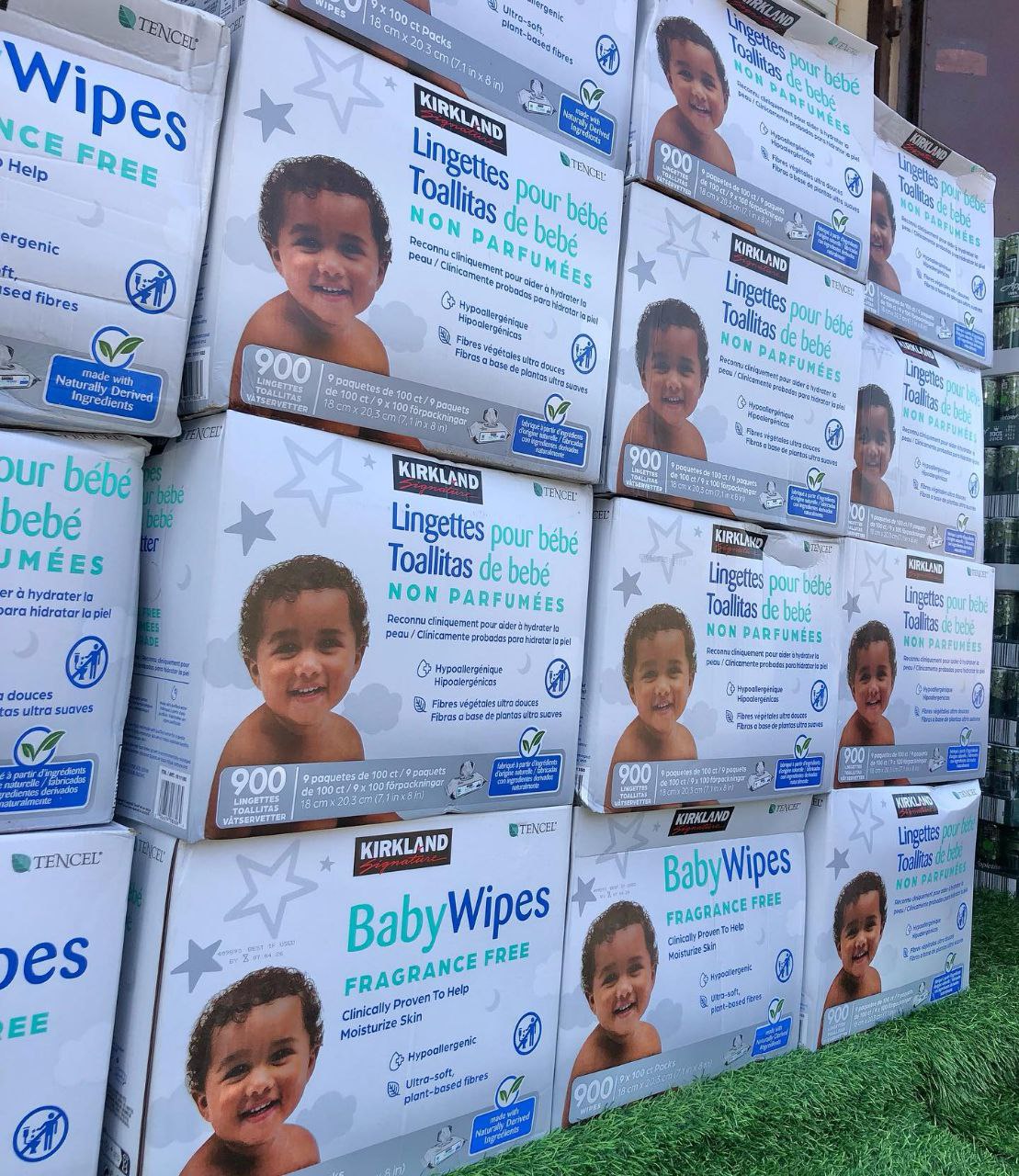 photo_2024-12-05_05-41-27 Wholesale baby wipes pallet with roughly 500 packs of assorted overstock wipes shrink-wrapped for resale
