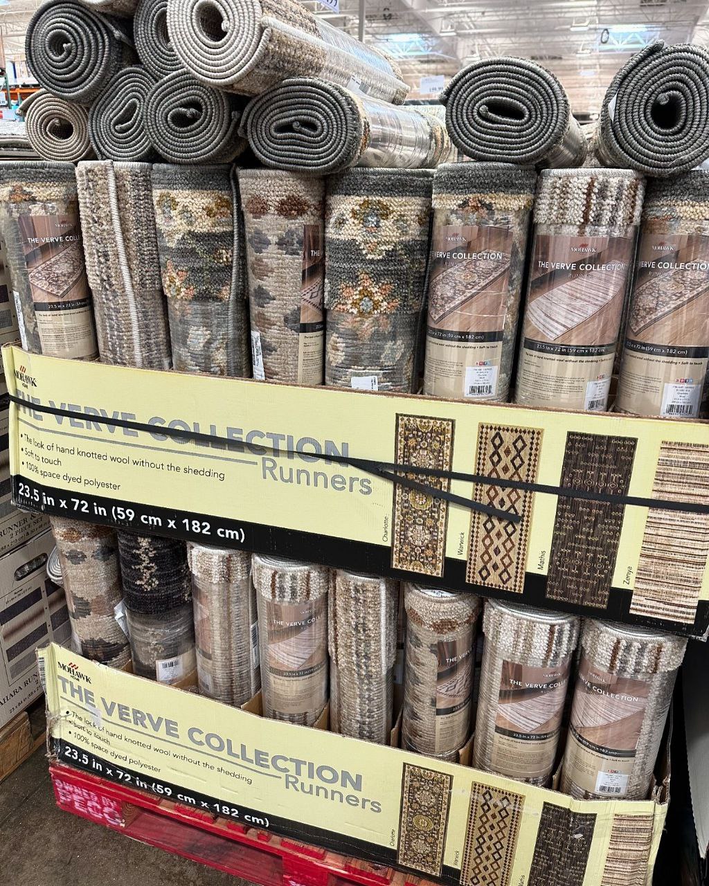 photo_2024-12-05_05-46-52 Wholesale rugs carpet pallet stacked with assorted area rugs, runners and mats for resale