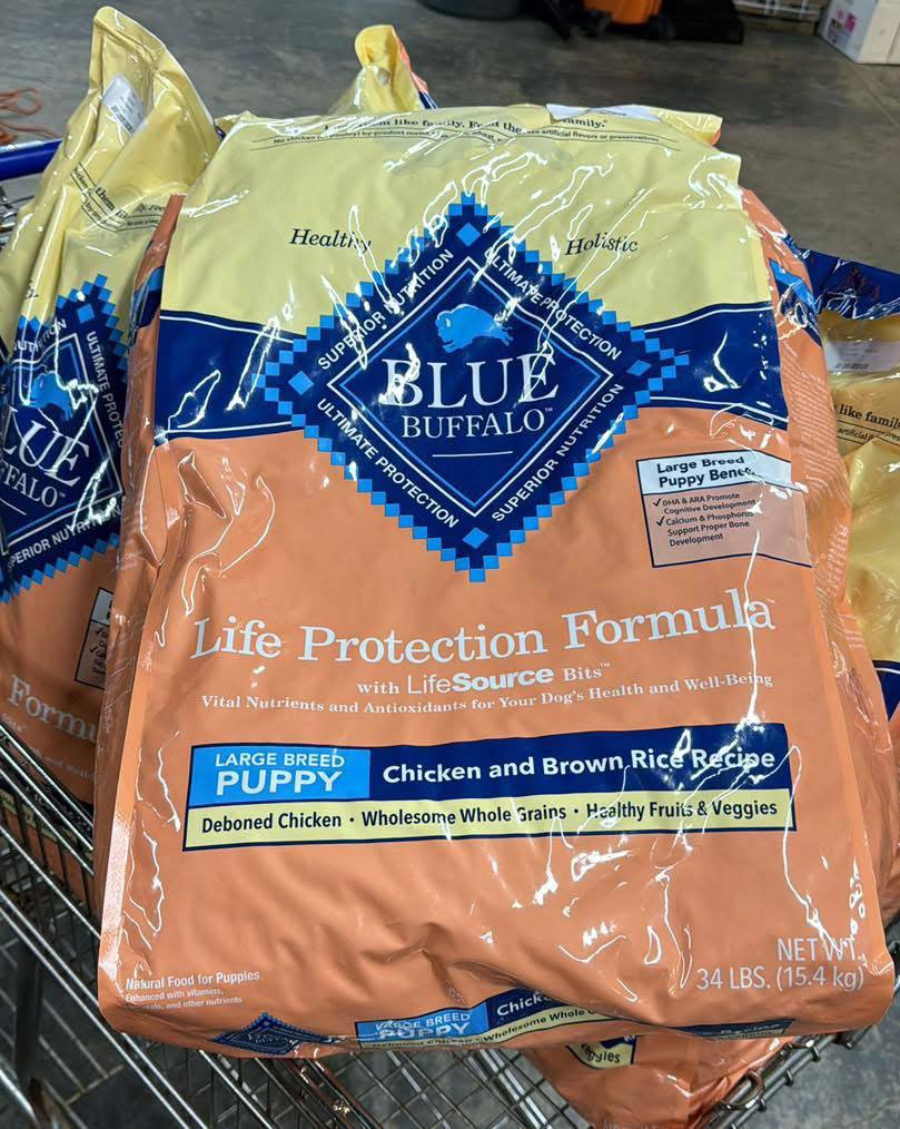 photo_2024-12-06_20-34-20 Dog Food Pallet Bulk — Wholesale dog food pallet loaded with overstock kibble bags and canned pet food ready for resale
