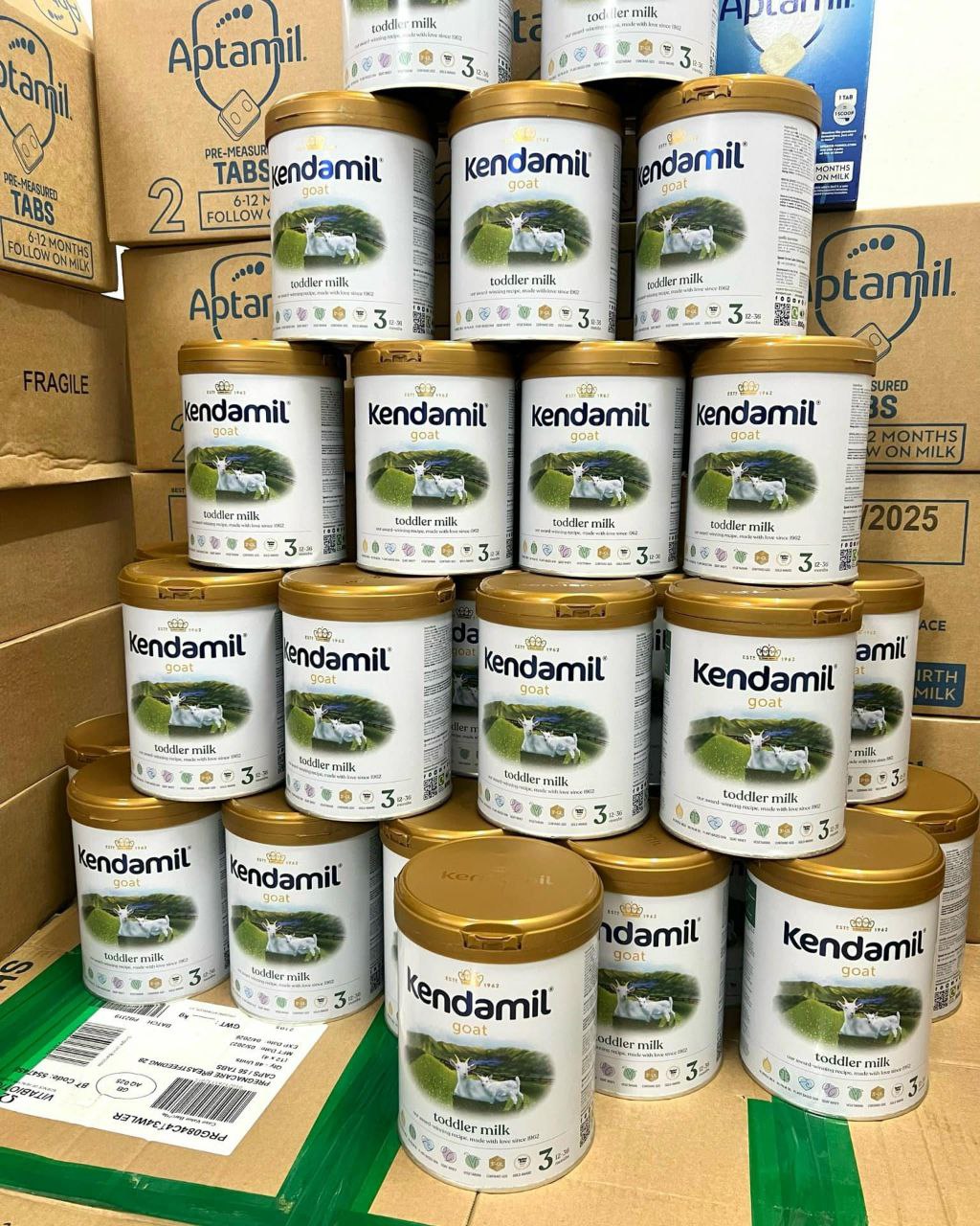 photo_2025-01-31_00-51-00 Baby formula wholesale pallet stacked with 300 sealed Enfamil and Similac infant formula cans