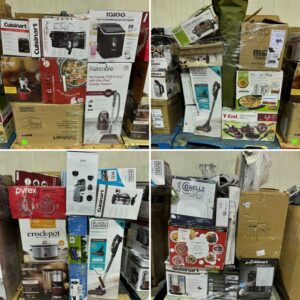 Kohl's housewares liquidation pallet of assorted name-brand kitchenware and home goods