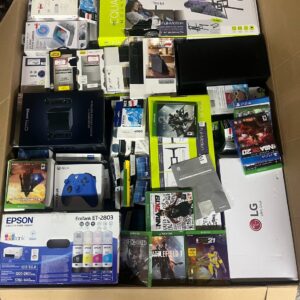 Target electronics mega mystery box of consumer tech overstock and returns for resellers