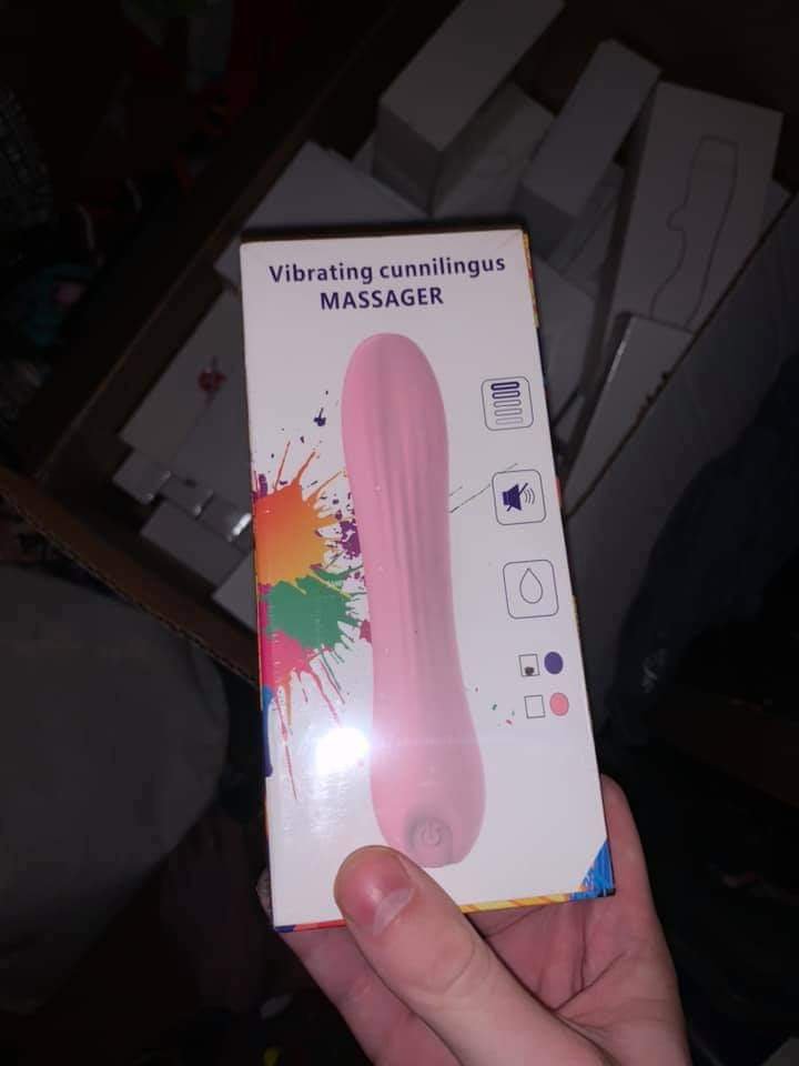 Sex toys Sex toys liquidation pallet of assorted wholesale adult novelties, vibrators and massagers on a wrapped pallet