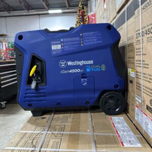 Westinghouse WGen4500DF dual fuel generator open-box portable unit for resale