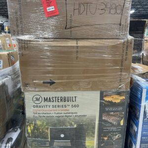Home Depot Home Kitchen Pallet — Home Depot home and kitchen pallet of shrink-wrapped mixed returns and overstock for resale