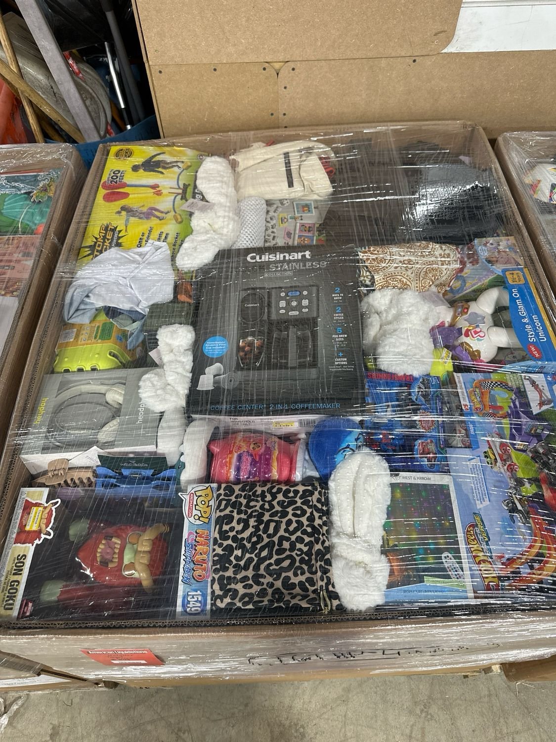 TGTHP-4232 General Merchandise Liquidation Pallet 4 — General merchandise liquidation pallet stacked with mixed overstock and customer-r