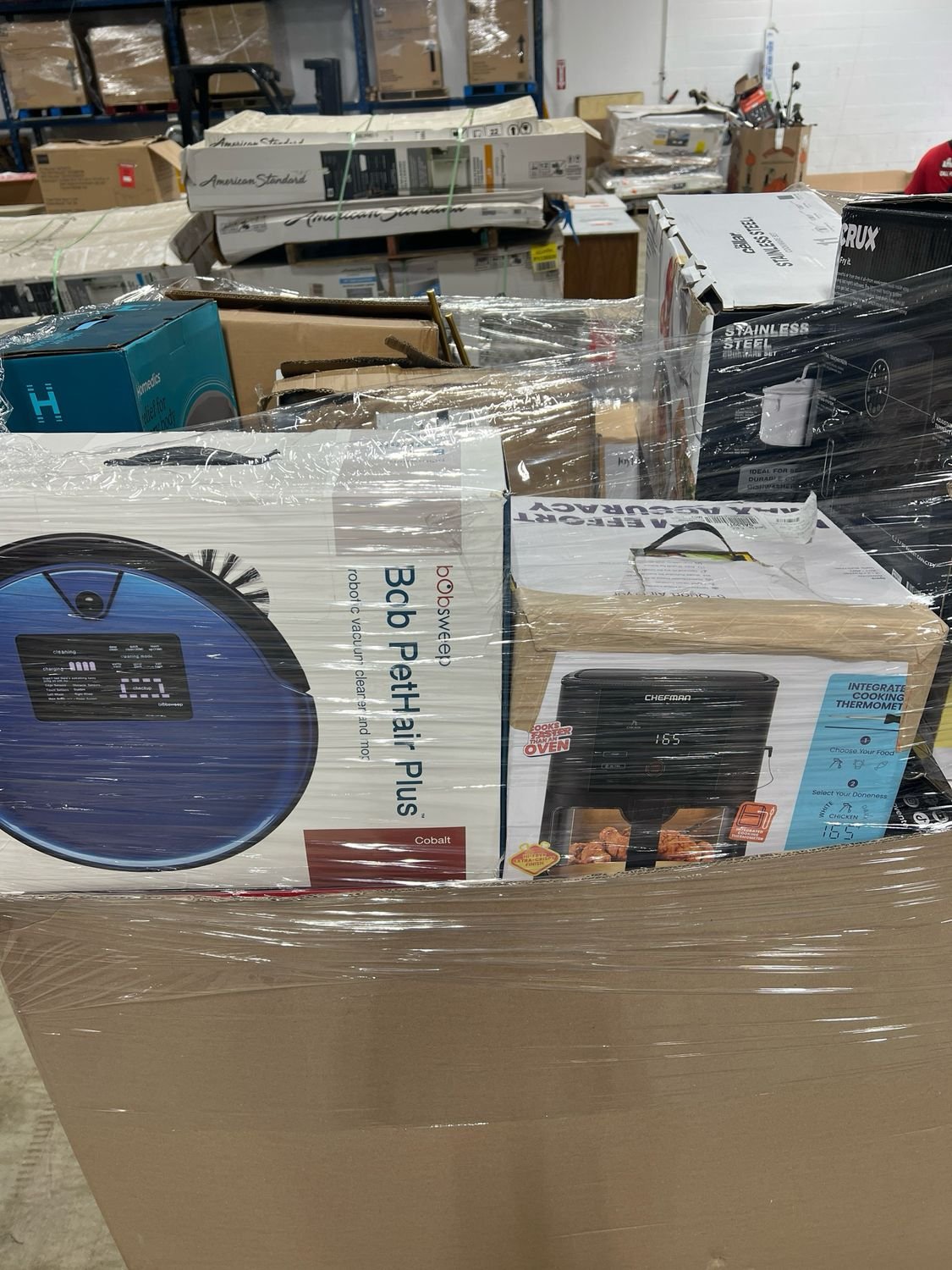 Macys Houseware Pallet MCYHW-11 Macy S Houseware Liquidation Pallet 4 — Macy's houseware liquidation pallet of cookware, bedding and small appliances for res