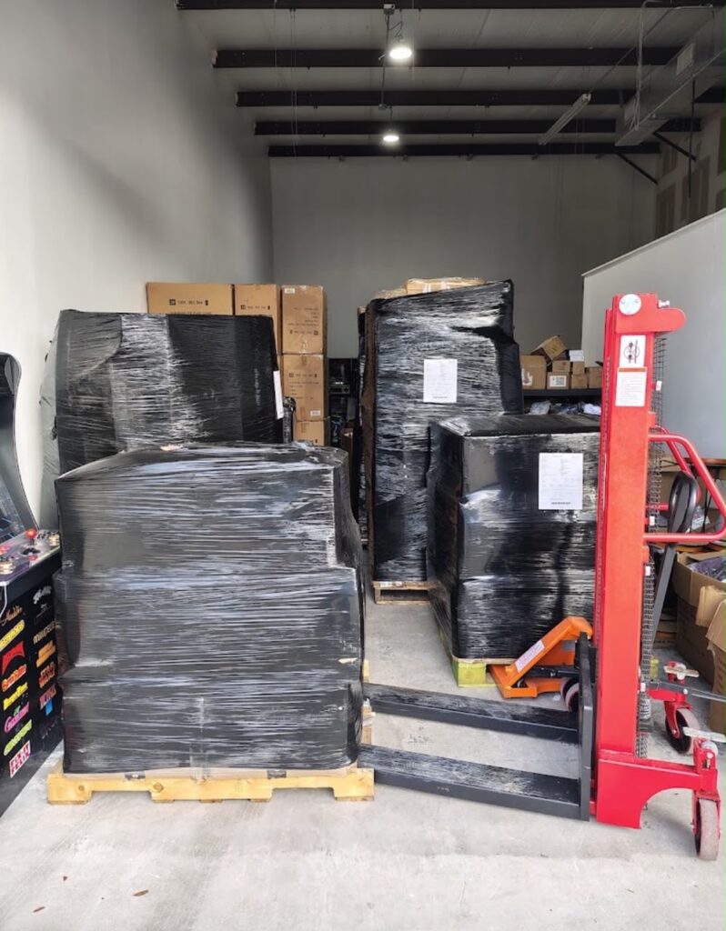Customer pickup at Vault Bridge Liquidators